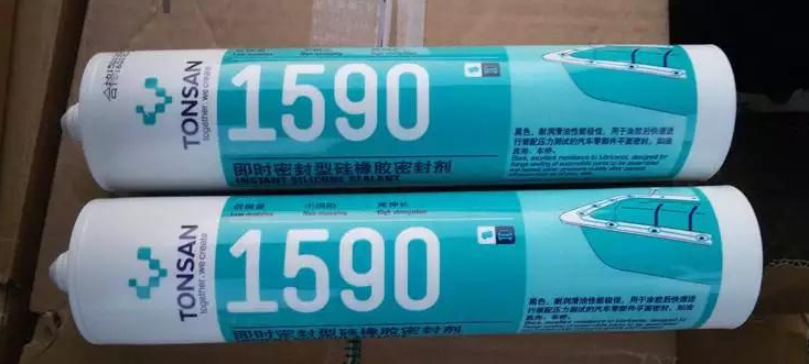 北京天山可赛新1590即时密封型硅橡胶密封剂黑色耐老化耐油密封胶